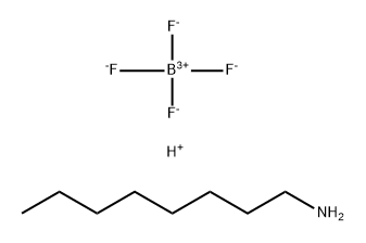 n-Octylammonium tetrafluoroborate Struktur