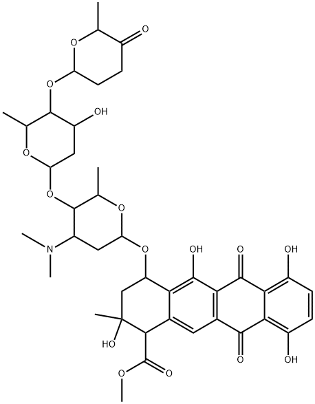 1-hydroxyauramycin A Struktur