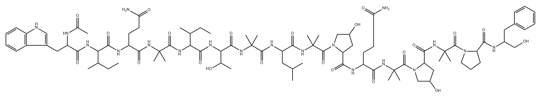 zervamicin IIA Struktur