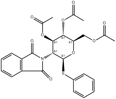 Phenyl 2-deoxy-2-(1,3-dihydro-1,3-dioxo-2H-isoindol-2-yl)-1-thio-beta-D-glucopyranoside 3,4,6-triacetate