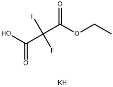 Propanedioicacid,2,?2-?difluoro-?,1-?ethylester,potassiumsalt(1:1) Struktur