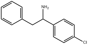 Benzeneethanamine, α-(4-chlorophenyl)- Struktur