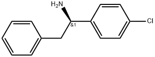 Benzeneethanamine, α-(4-chlorophenyl)-, (αR)- Struktur