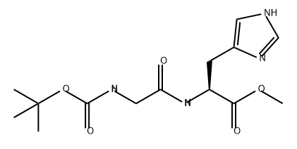 Boc-Gly-His-OMe Struktur