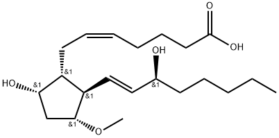 prostaglandin F2alpha 11-methyl ether Struktur