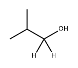 1-Propan-1,1-d2-ol, 2-methyl- (9CI) Struktur