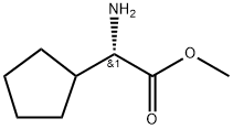 Cyclopentaneacetic acid, a-aMino-, Methyl ester, (aS)- Struktur