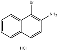 1-bromonaphthalen-2-amine hydrochloride Struktur