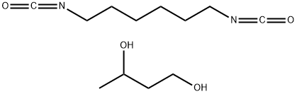 1,3-Butanediol, polymer with 1,6-diisocyanatohexane Struktur