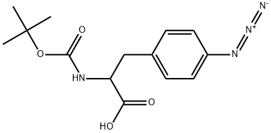 Boc-D/L-4-azido-Phe Struktur