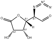 2-Azido-2-deoxy-D-glucofuranurono-6,3-lactone Struktur