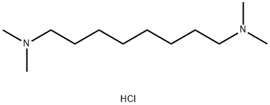 N,N,N',N'-Tetramethyldiaminooctan Hydrochloride Struktur