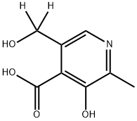 4-Pyridoxic Acid-d2 Struktur