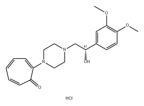 Ciladopa hydrochloride Struktur