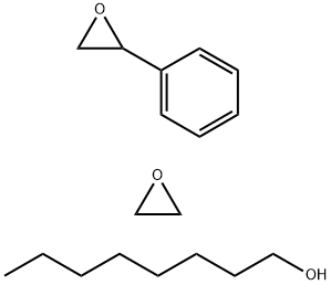 Oxirane, phenyl-, polymer with oxirane, monooctyl ether Struktur