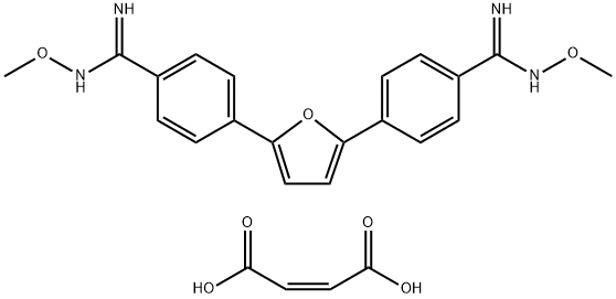 Pafuramidine maleate Struktur