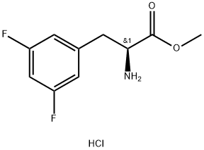 3,5-Difluoro-L-phenylalanine methyl ester HCl Struktur