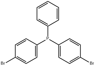 Phosphine, bis(4-bromophenyl)phenyl- Struktur