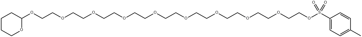 Tos-PEG9-THP Struktur