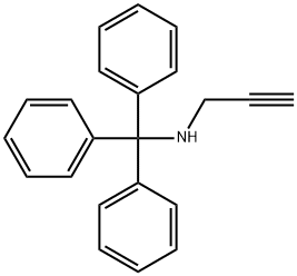 Benzenemethanamine, α,α-diphenyl-N-2-propyn-1-yl- Struktur