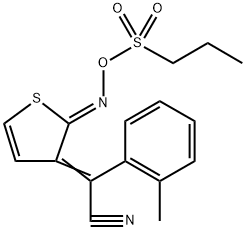 Benzeneacetonitrile, 2-methyl-α-[2-[[(propylsulfonyl)oxy]imino]-3(2H)-thienylidene]-