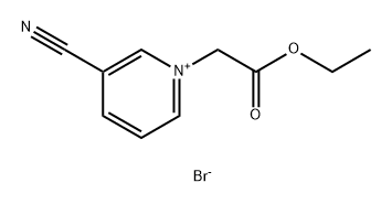 Pyridinium, 3-cyano-1-(2-ethoxy-2-oxoethyl)-, bromide (1:1) Struktur