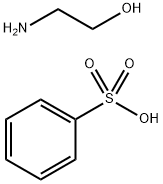 Benzenesulfonic acid, mono-C10-13-alkyl derivs., compds. with ethanolamine Struktur