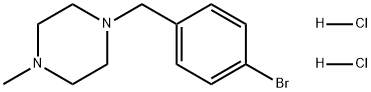 1-(4-bromobenzyl)-4-methylpiperazine dihydrochloride Struktur