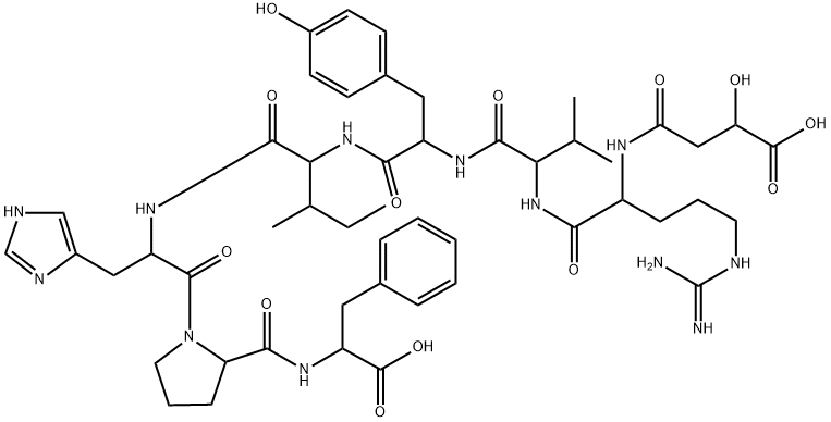 angiotensin II, 1-malyl- Struktur