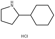 2-cyclohexylpyrrolidine hydrochloride Struktur