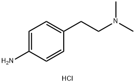 Benzeneethanamine, 4-amino-N,N-dimethyl-, hydrochloride (1:1) Struktur