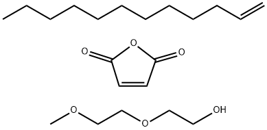 2,5-Furandione polymer with 1-decene, 2-methoxyethyl ester Struktur