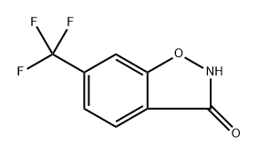 6-(trifluoromethyl)-2,3-dihydro-1,2-benzoxazol-3-one Struktur