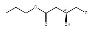 Propyl (3S)-4-chloro-3-hydroxybutanoate Struktur