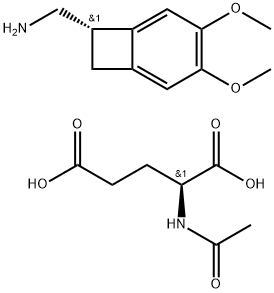 (1S)-4,5-dimethoxy-1-(aminomethyl)-benzocyclobutane N-acetyl-L-glutamate, 869856-08-6, 結(jié)構(gòu)式