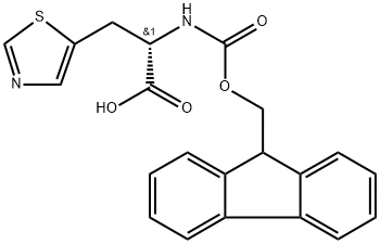 Fmoc-3-Ala(5-thiazoyl)-OH Struktur