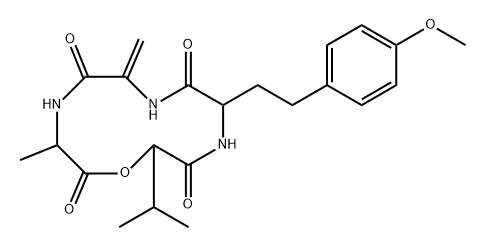 (2-amino-4-(4-methoxyphenyl)butanoic acid)-AM toxin I Struktur