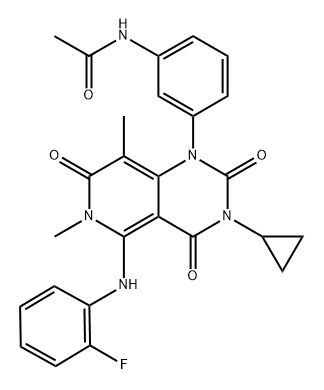 Deiodo Trametinib Struktur