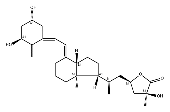 1,25-dihydroxyvitamin D3-23,26-lactol Struktur