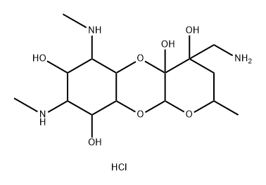 3'-aminomethyldihydrospectinomycin Struktur