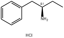 Benzeneethanamine, α-ethyl-, hydrochloride (1:1), (αR)- Struktur