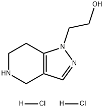 2-(4,5,6,7-四氫-1H-吡唑并[4,3-C]吡啶-1-基)乙醇二鹽酸鹽, 884535-08-4, 結(jié)構(gòu)式