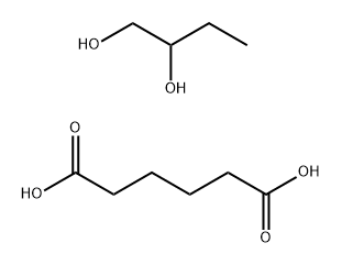 Hexanedioic acid, polymer with 1,2-butanediol Struktur