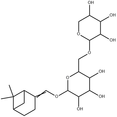 pinen-10-yl vicianoside Struktur