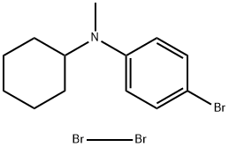 Benzenamine, 4-bromo-N-cyclohexyl-N-methyl-, compd. with bromine (1:1) (9CI)