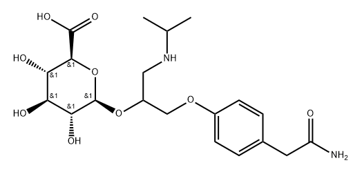 Atenolol β-D-Glucuronide Struktur