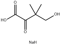 Sodium 4-hydroxy-3,3-dimethyl-2-oxobutanoate Struktur