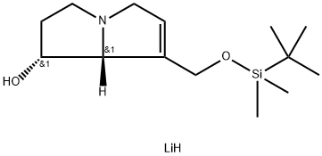 1H-Pyrrolizin-1-ol, 7-[[[(1,1-dimethylethyl)dimethylsilyl]oxy]methyl]-2,3,5,7a-tetrahydro-, lithium salt (1:1), (1R,7aR)-rel-