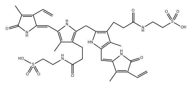 bilirubin ditaurine Struktur