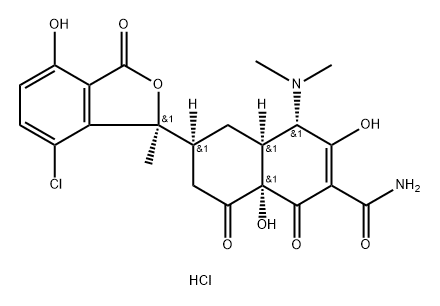 ISOCHLORTETRACYCLINE HYDROCHLORIDE, CAN BE USED AS SECONDARY STANDARD, 97